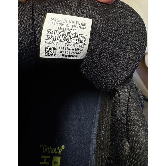 Reebok Mens Black Walk Ultra 7 DMX Walking Sneaker 12.5 M - Picture 4 of 8